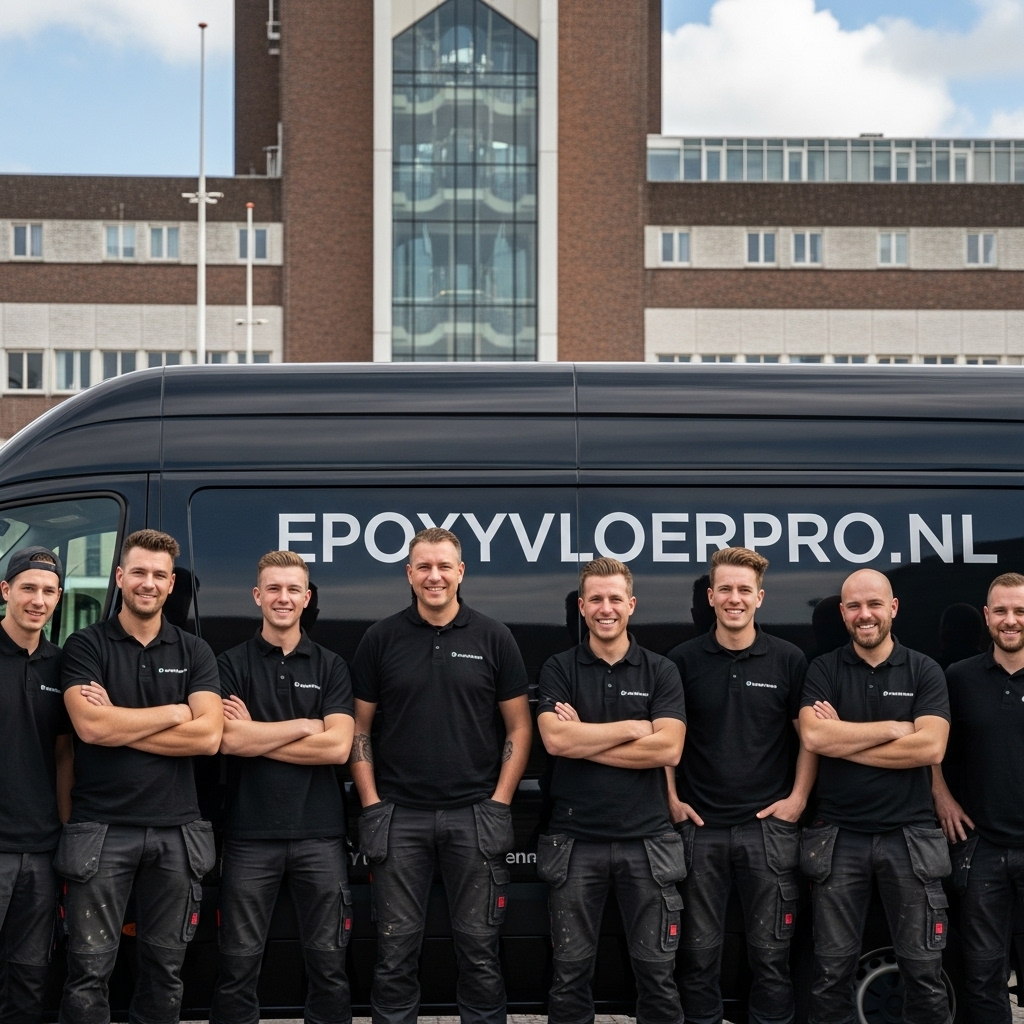 Epoxyvloer Alphen aan den Rijn – naadloze afwerking in magazijn Rijnhaven