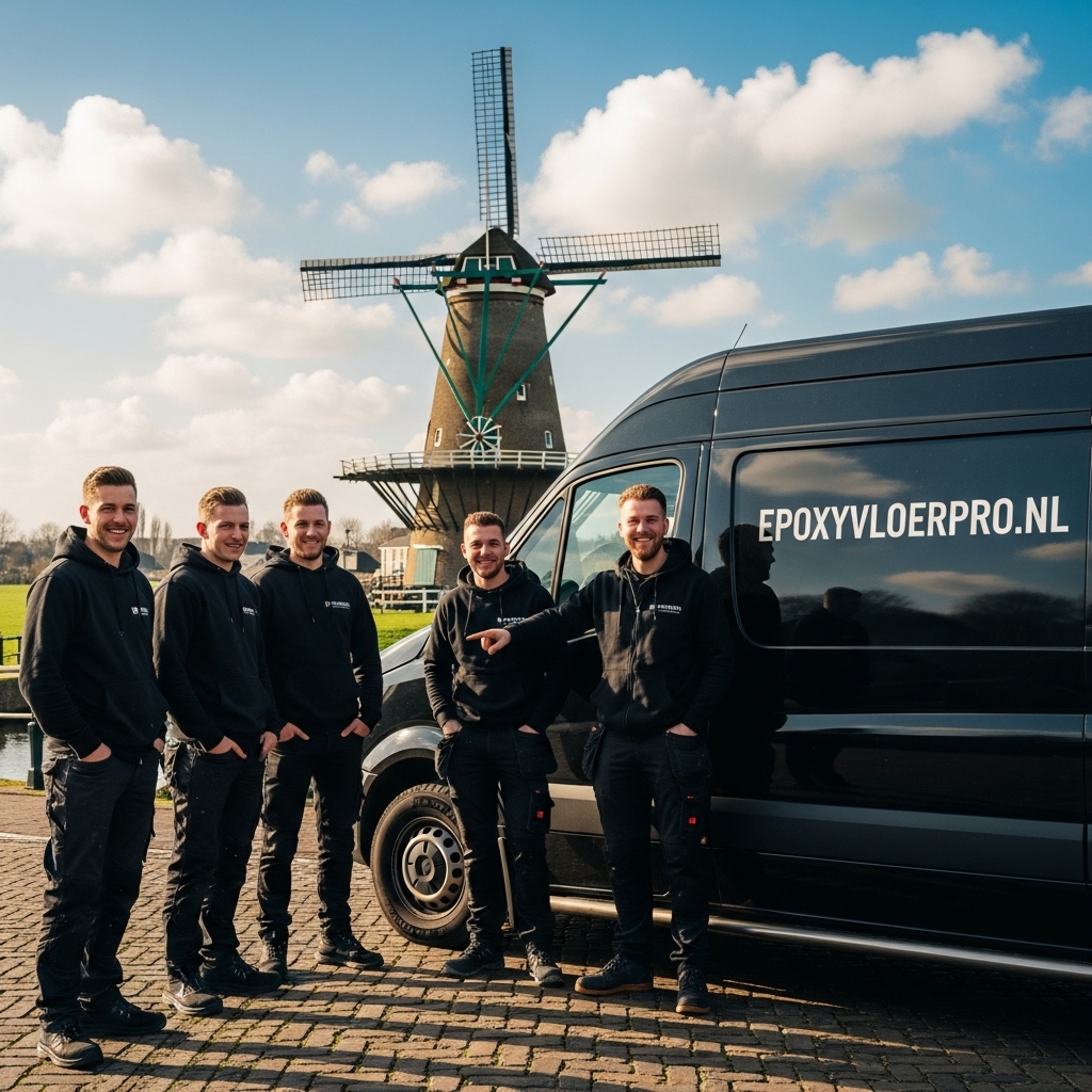 Epoxyvloer Leiden – naadloos resultaat in bedrijfshal en woning