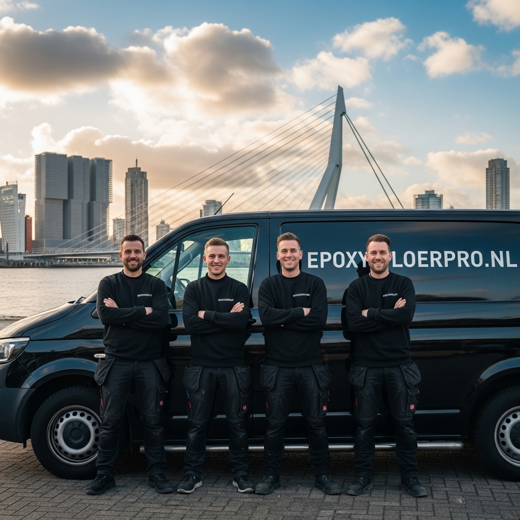 Epoxyvloer Rotterdam – naadloze afwerking in bedrijfshal