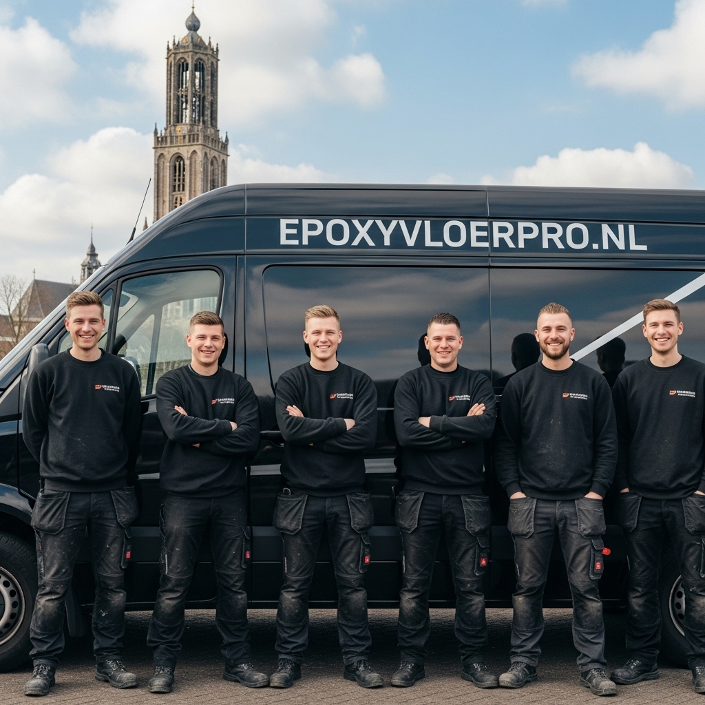 Strakke naadloze epoxyvloer in Utrecht