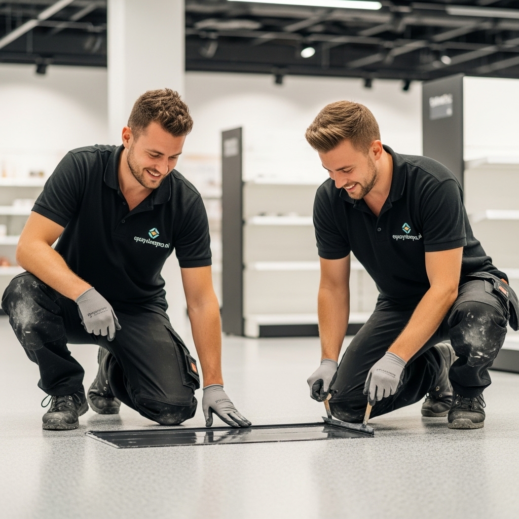 HACCP grootkeuken epoxy troffelvloer