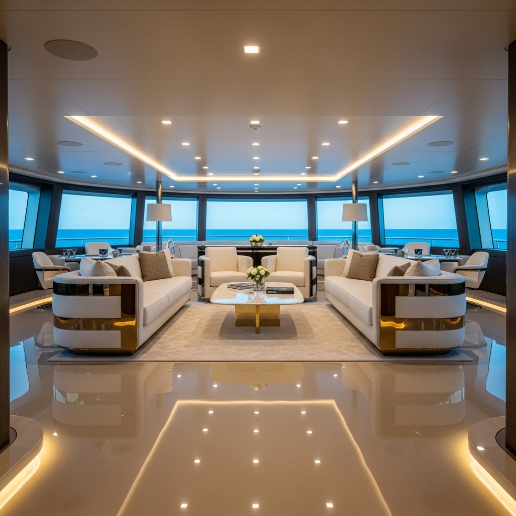 Salon epoxyvloer met luxe hoogglans afwerking