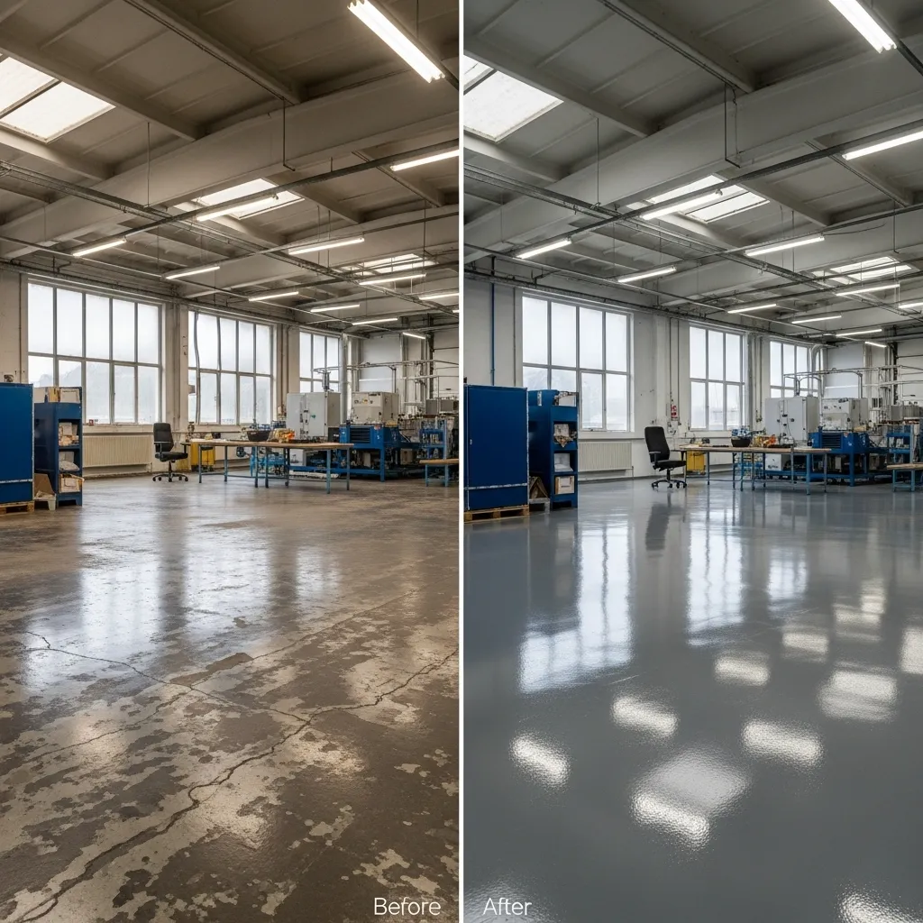 epoxy vloer Rotterdam kantoor