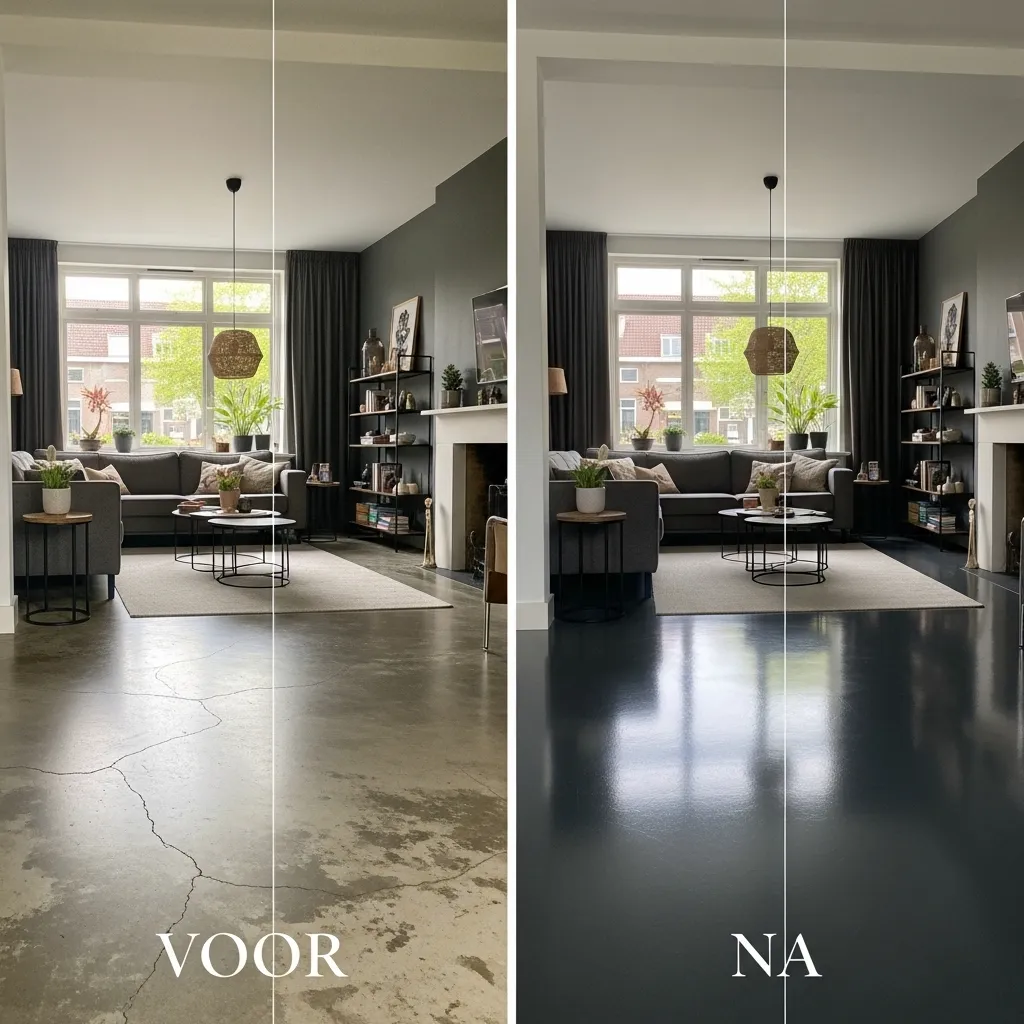 gietvloer Rotterdam badkamer