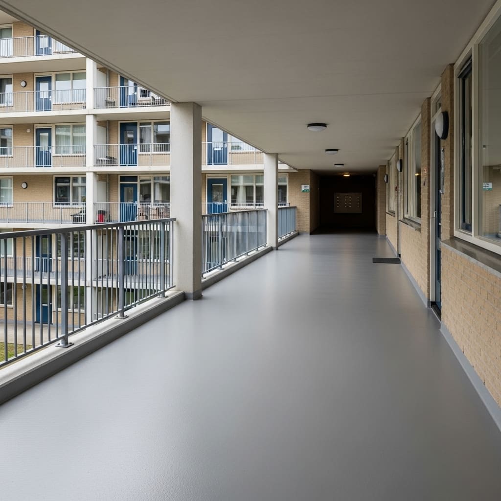 Strakke representatieve vloerafwerking voor entree, algemene ruimte of portiek